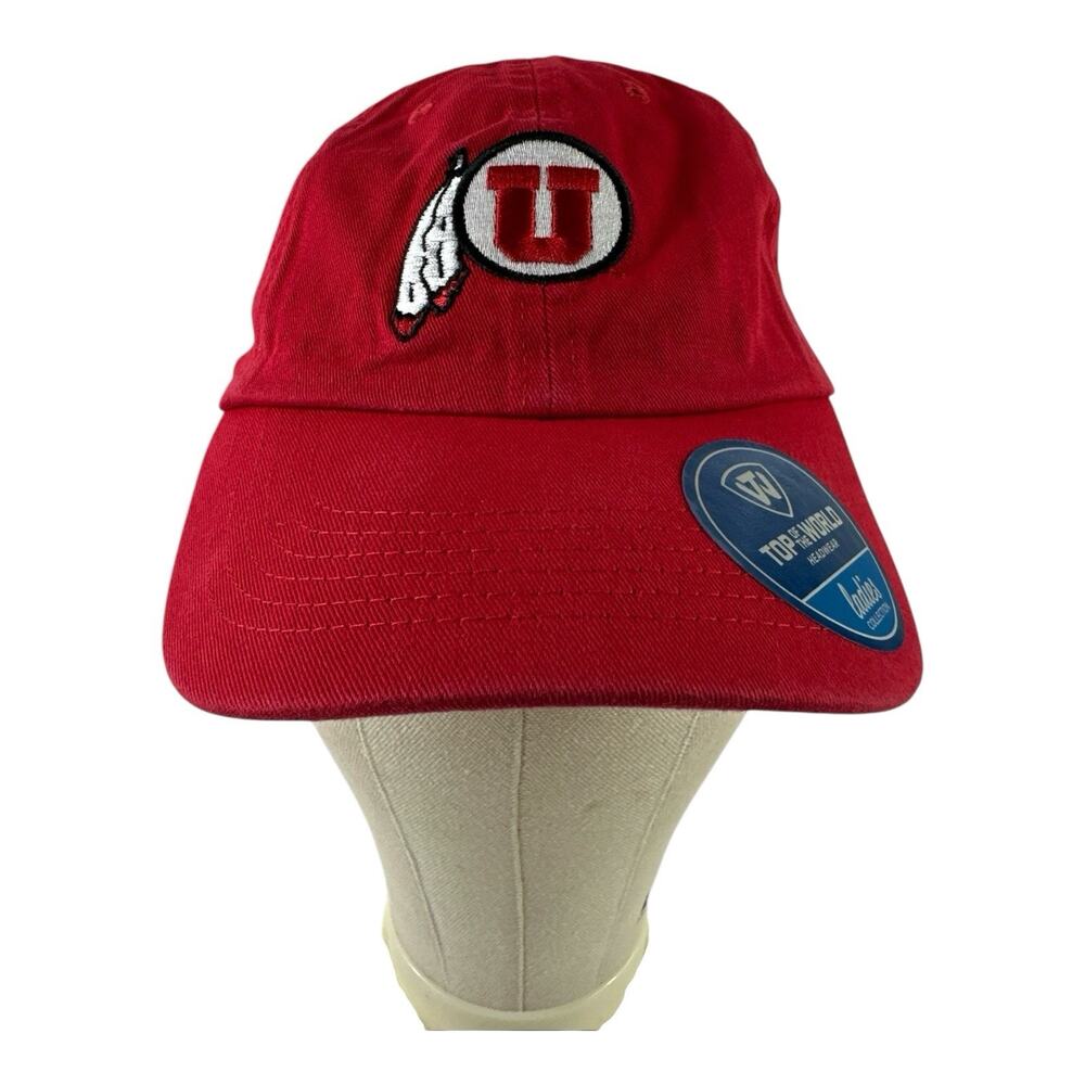 NCAA TOW Utah Utes University Curved Bill Sun Buckle Relaxed Women’s Cap Hat NWT